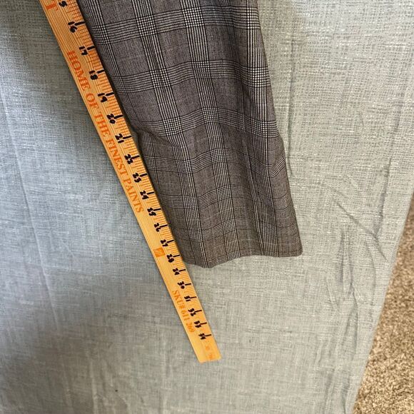 Brooks Brothers Caroline Fit Glen Plaid Check Dress Pants Work Trousers Size 16 - Picture 6 of 10